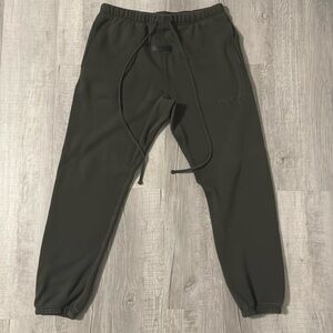 Fear of God essentials sweatpants “Off Black”